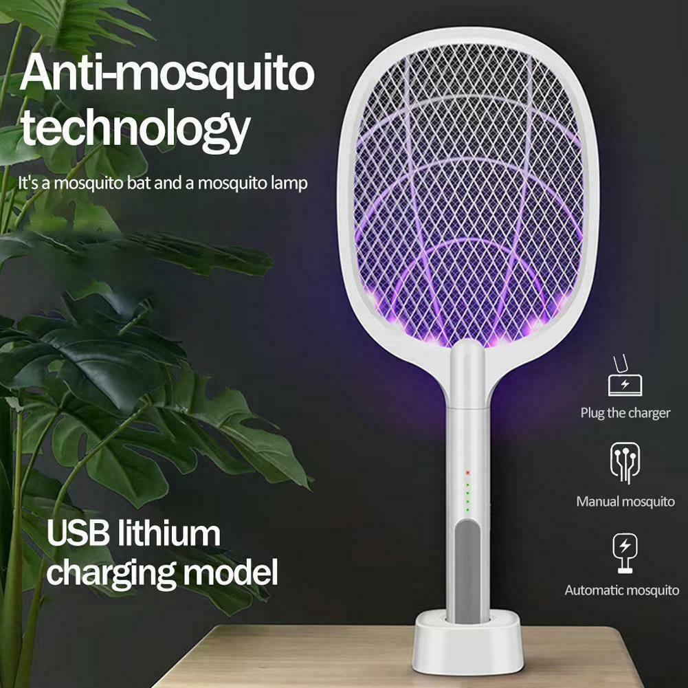 Rechargeable Mosquito Racket With Stand